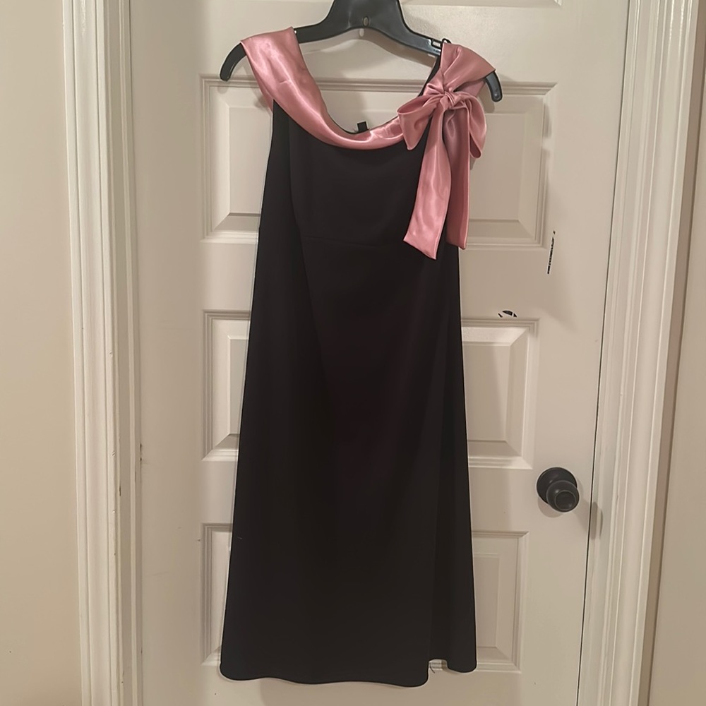 XOXO Dress Pink Bow Size Large